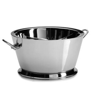 15 Inch Double Wall Insulated Party Tub - Brushed Stainless Steel Drink Cooler, 16x19x8 Inches - View #9
