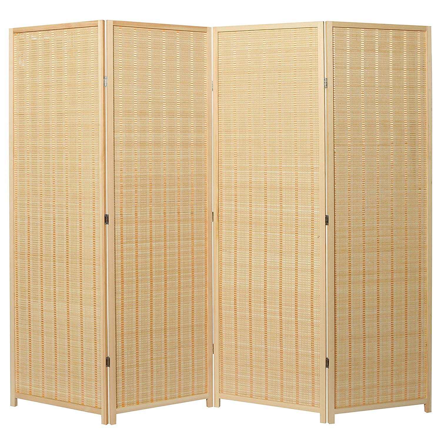 4 Panel Bamboo Room Divider 6 ft. Rental