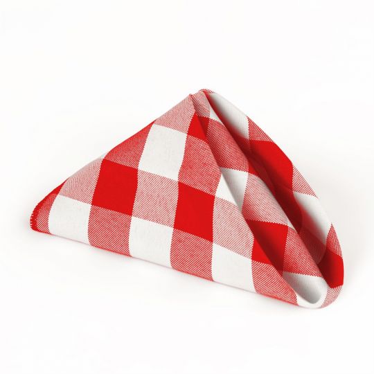 15 in. Checkered Napkins