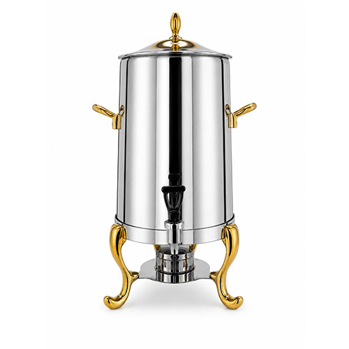 Gold Accent High Polished Coffee Urn - 100 Cup Rental