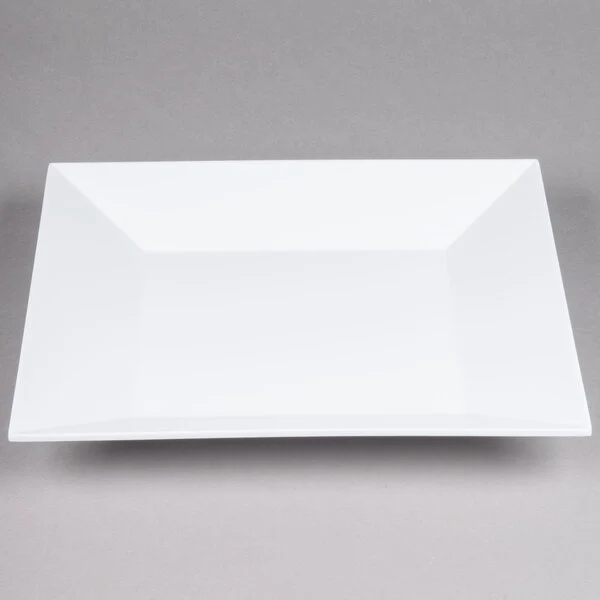 Square Melamine Serving Platter 16 in. Side View Rentals