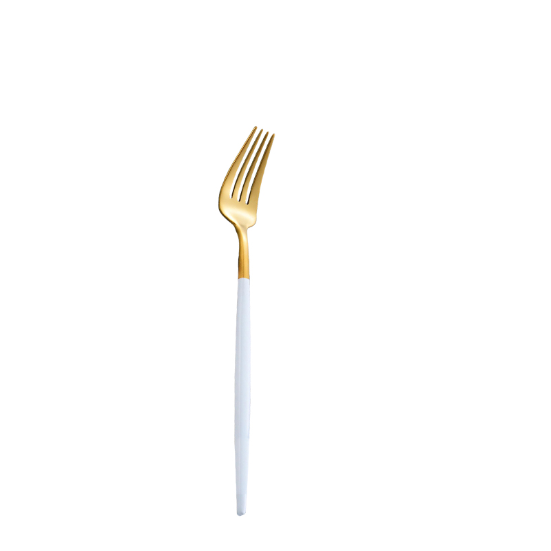 Blanc Gold Dinner Fork Rentals