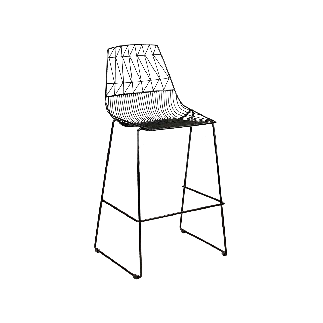 Mesh-Lambr Barstool Black Rentals