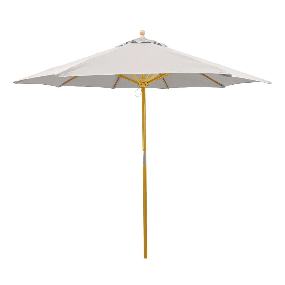 Canvas 9 ft. Umbrella with Light Wood Rental