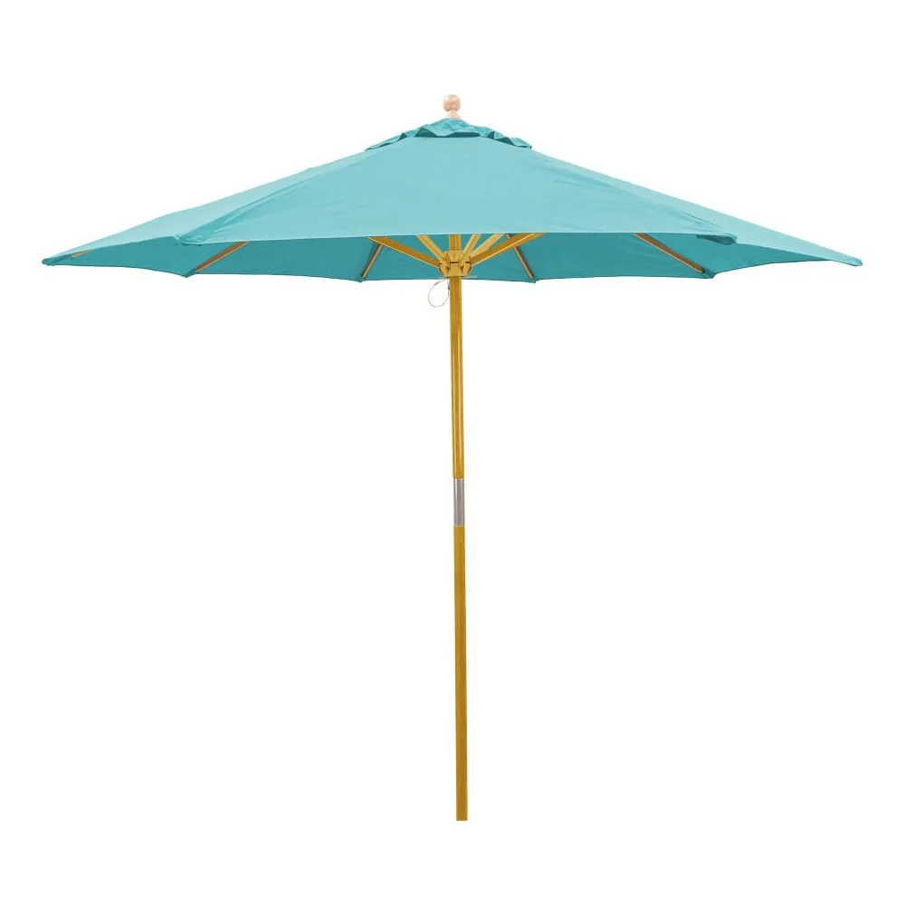 Arruba 9 ft. Light Wood Market Umbrella Rental