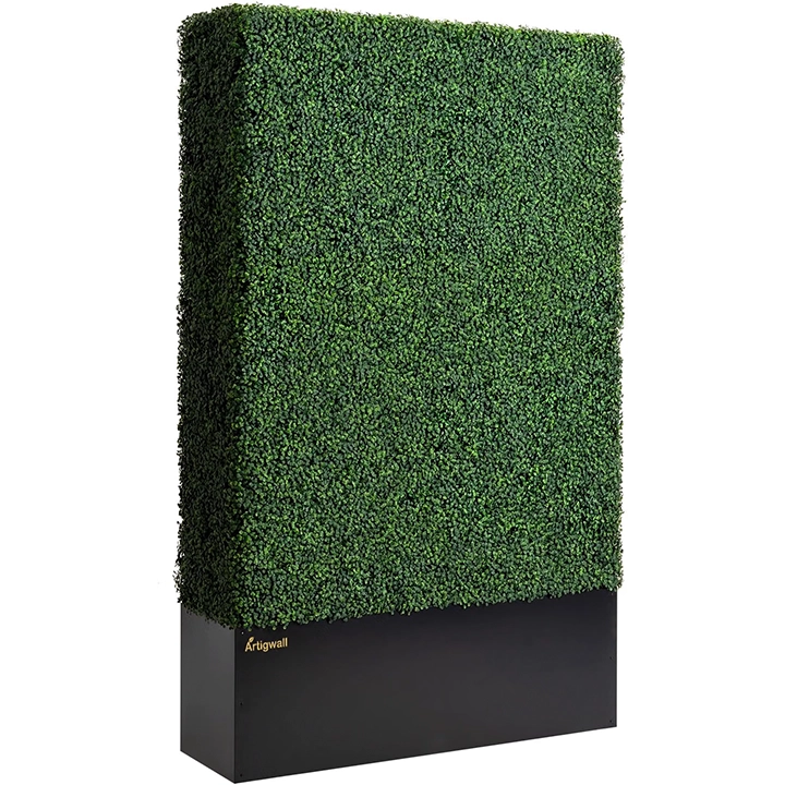 Double Sided Artificial Hedge Wall Rental